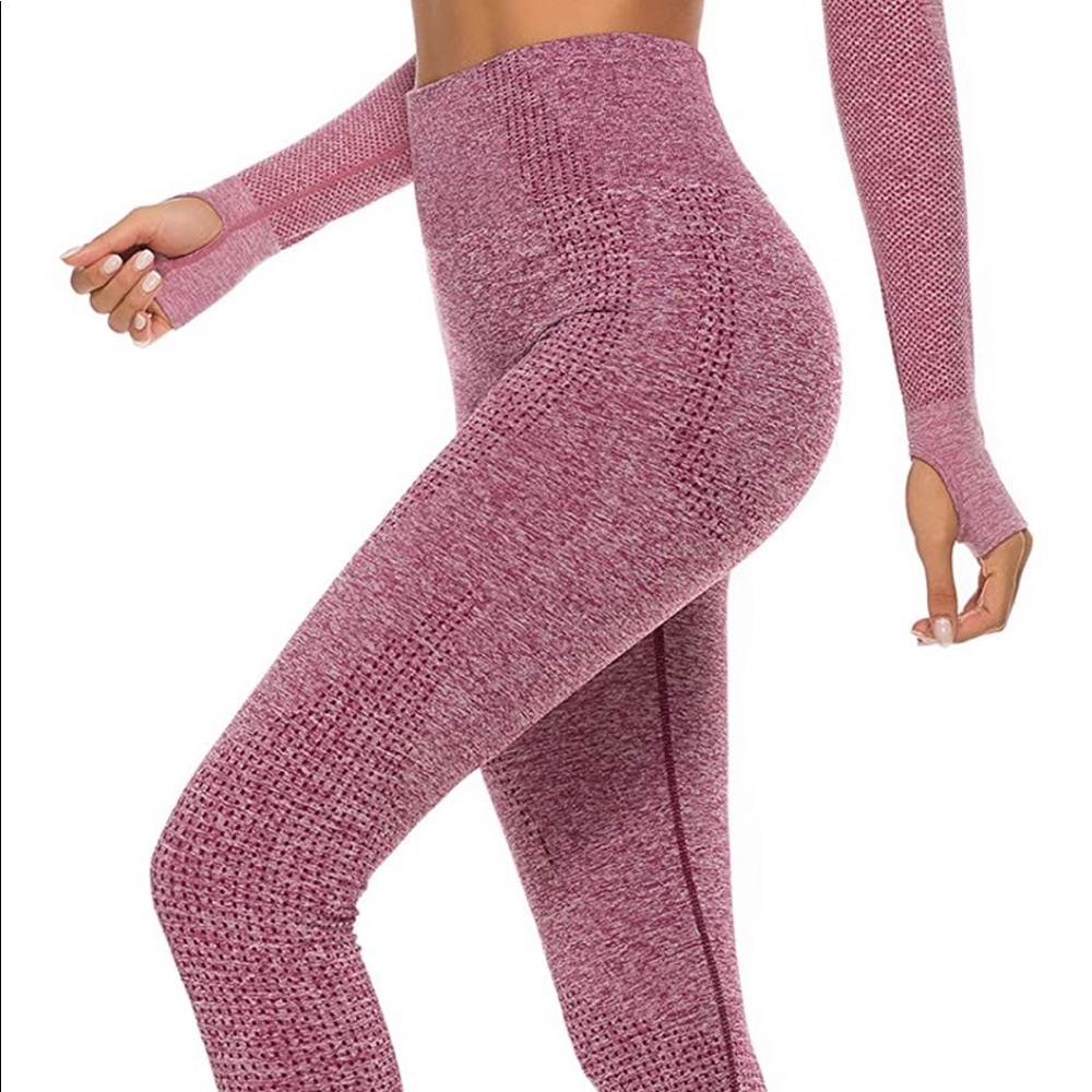 NWOT FITTOO Womens High Waisted Seamless Leggings